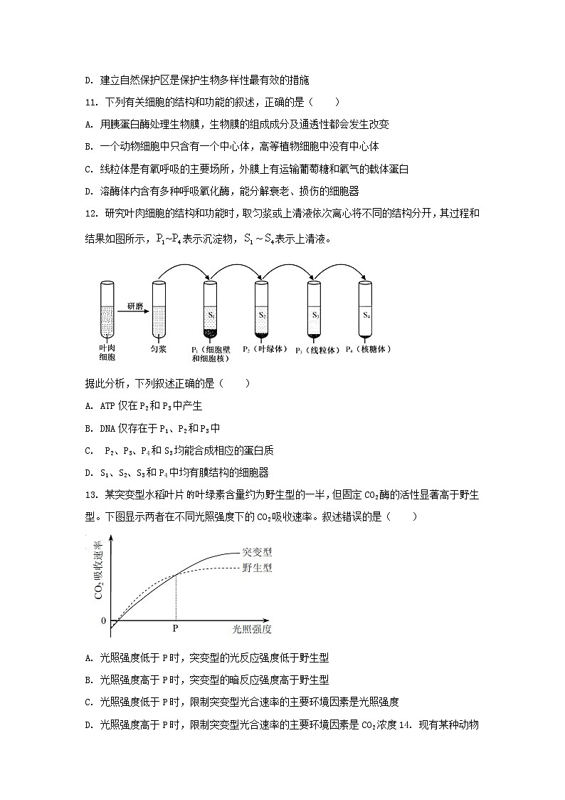 2021海南省高考冲刺压轴卷：生物+答案解析03