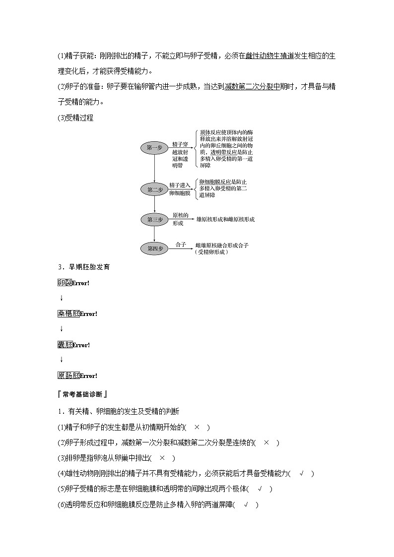 高考生物专题复习第36讲　胚胎工程与生物技术的安全性和伦理问题02