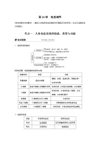 高考生物专题复习第26讲　免疫调节