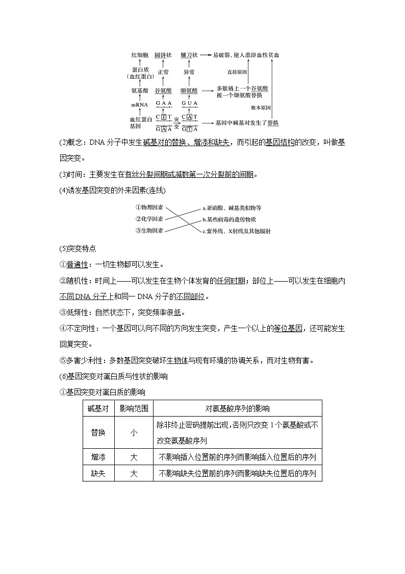 2021年高考生物复习题第七单元 第20讲02