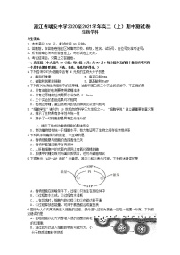 浙江省瑞安中学2020-2021学年高二上学期期中测试生物试题（选考）+Word版含答案