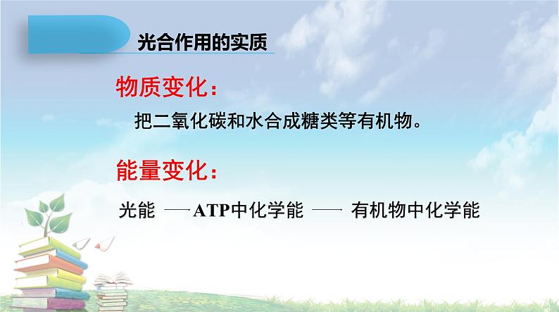 高中生物人教版 (新课标) 必修1课件  5.4 能量之源—光与光合作用（第二课时）删减版07