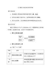 高中生物人教版 (新课标)必修2《遗传与进化》第2节 基因工程及其应用学案设计