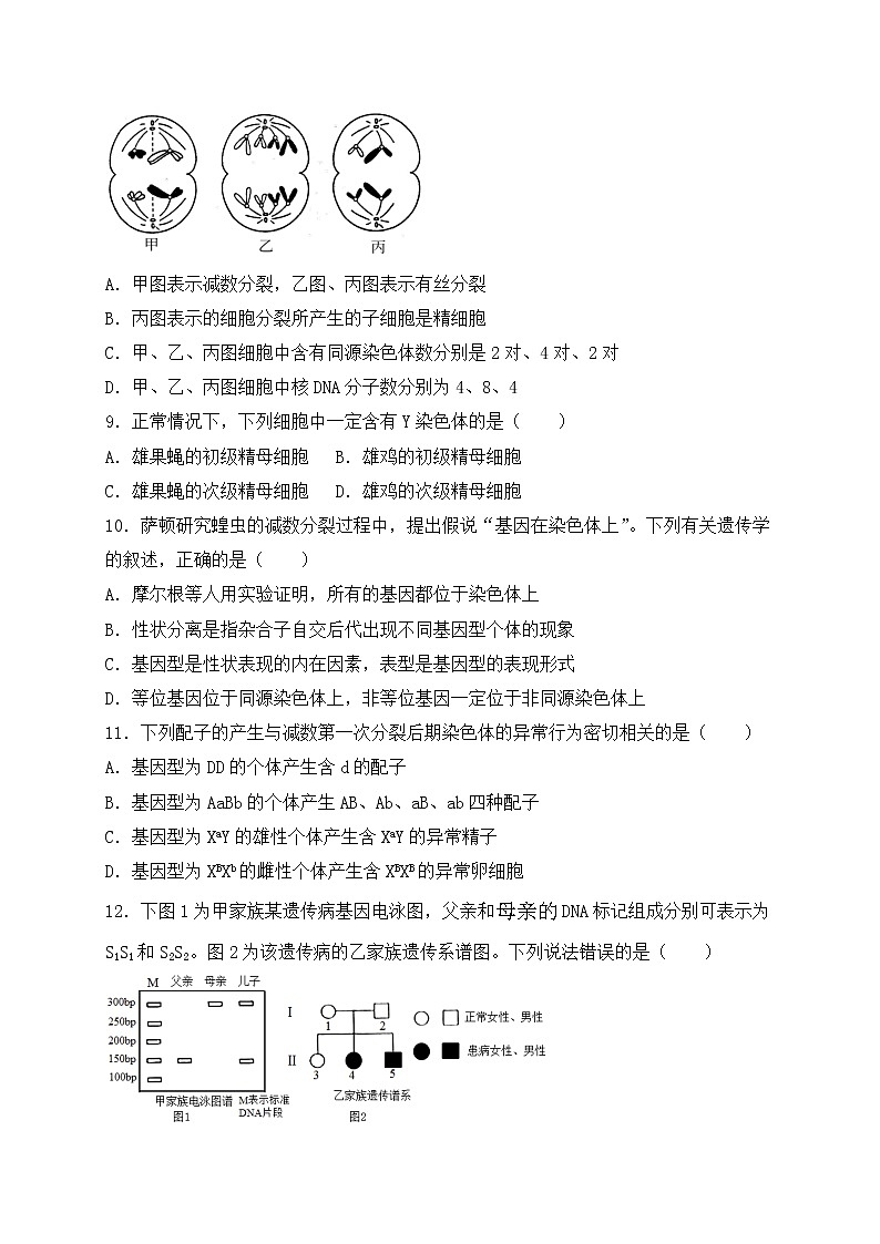 黑龙江省鹤岗市一高2020-2021学年高一下学期6月月考生物试题+答案03