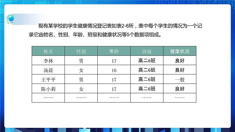 第二单元挑战 实现学校学生健康情况登记表的操作 课件+教案06