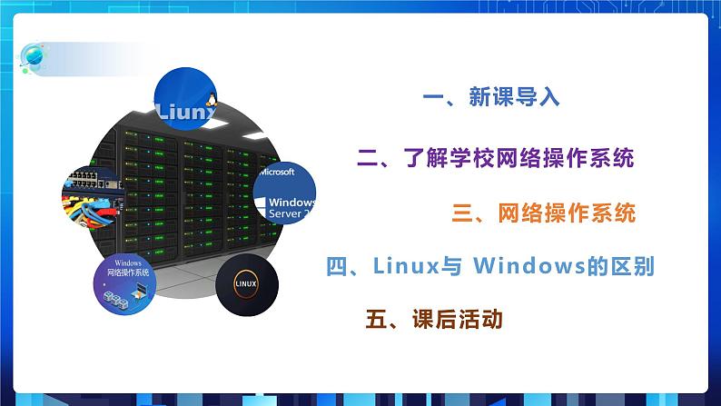 第二单元项目四 搭建班级FTP服务器——认识网络操作系统（第一课时）课件+教案02