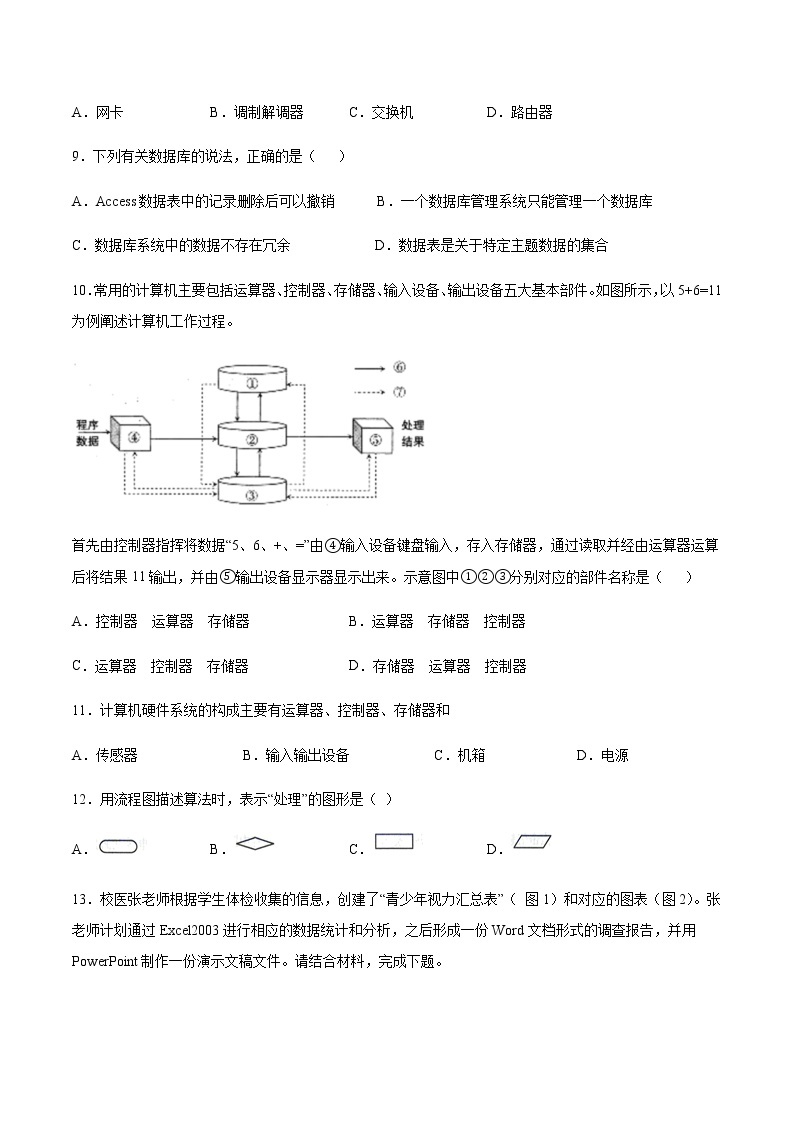 4.2常用数据分析方法论同步提升练习题03