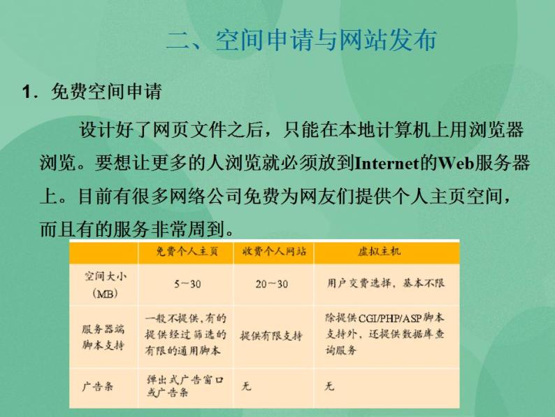 粤教版高中信息技术（选修3） 4.5 网站的发布与管理 课件07