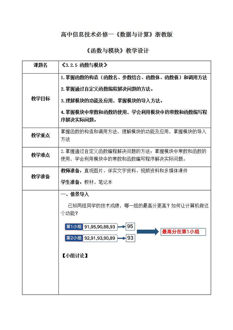 3.2.5《函数与模块》课件PPT+教案01