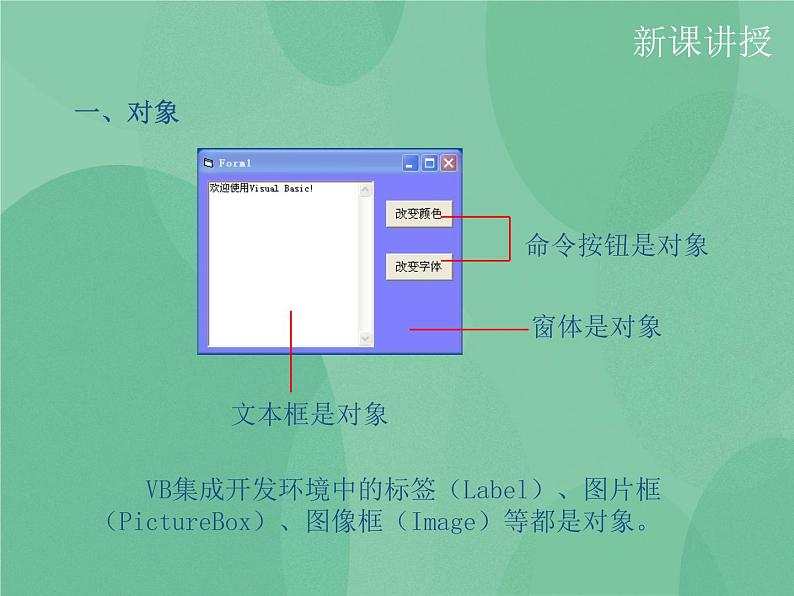 粤教版 2019 高中选修1信息技术 3.1.1 VB可视化编程的概念 课件+教案05