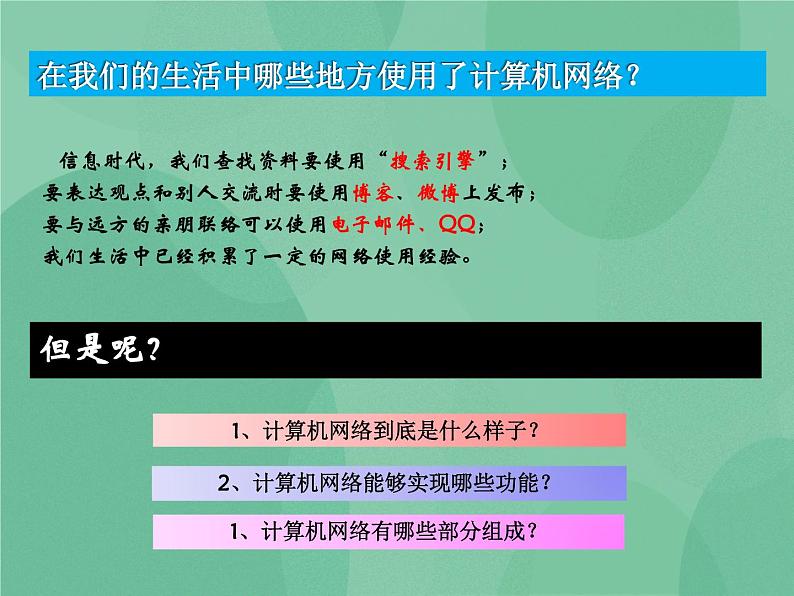 粤教版 2019 高中选修3信息技术 1.1.1 什么是计算机网络 课件+教案04