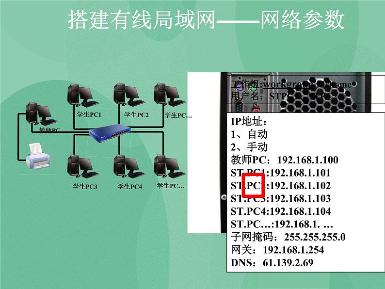 粤教版 2019 高中选修3信息技术 1.5.2 局域网组建的实施 课件+教案05