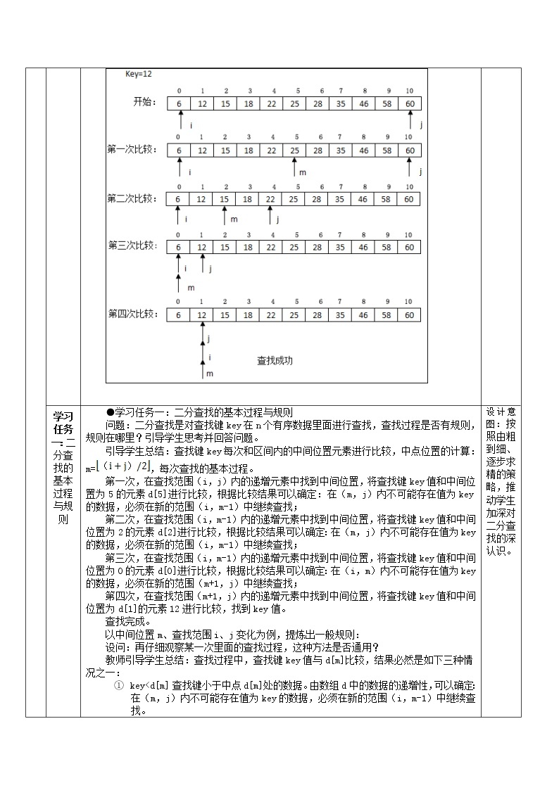 5.4 数据查找 教学设计（4课时，表格式）02