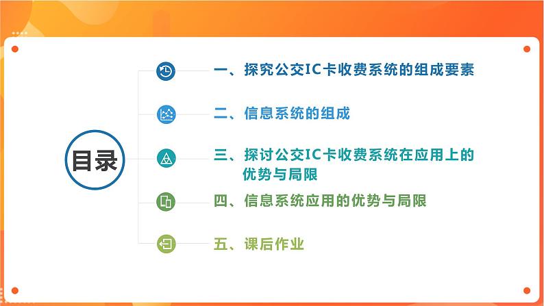 沪科版（2019）高中必修2信息技术 项目2.2 探究公交IC卡收费系统的组成要素 课件+教案02