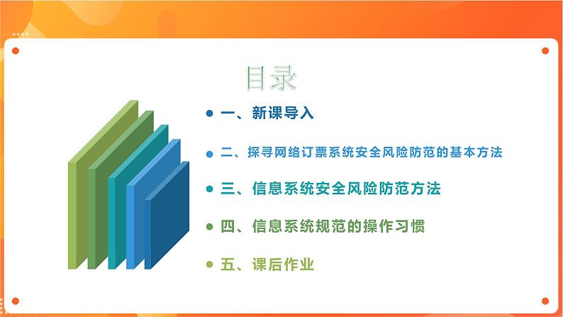 沪科版（2019）高中必修2信息技术 项目9.2 探寻网络订票系统安全风险防范的基本方法 课件第2页