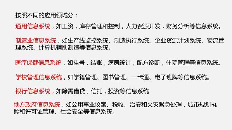 浙教版 必修2  1.3 信息系统的应用  课件06