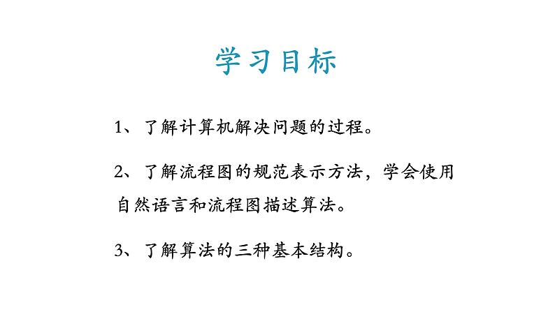 2.1计算机解决问题的过程【新教材】教科版（2019）高中信息技术必修一课件03