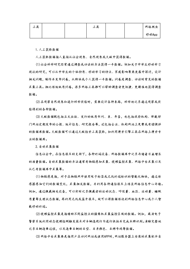 2.2.1项目四第一课时 探究停车引导中的数据处理 教案   高中信息技术沪科版（2019）必修1（含素材）03