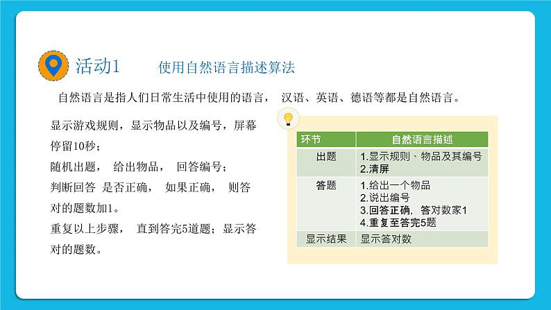 新教科版高中信息技术 必修1课件 2.1 计算机解决问题的过程 PPT课件06