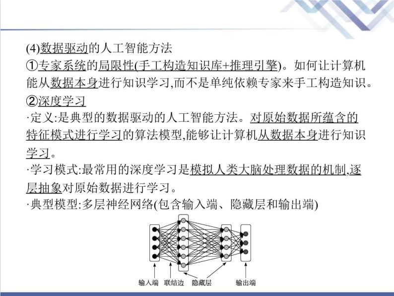 高中信息技术学考复习必修1数据与计算第五章人工智能及应用教学课件07