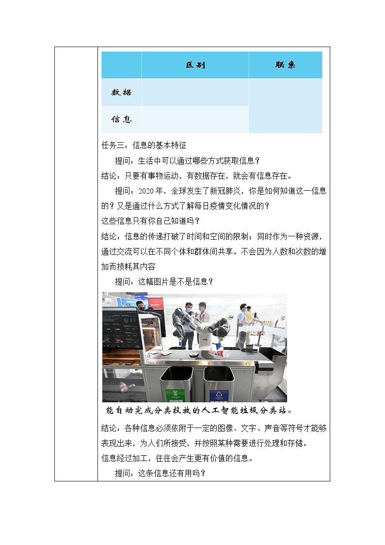 粤教版高中信息技术必修1《数据与计算》1.3信息及特征课件02