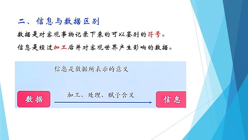 粤教版高中信息技术必修1《数据与计算》1.3信息及特征课件04