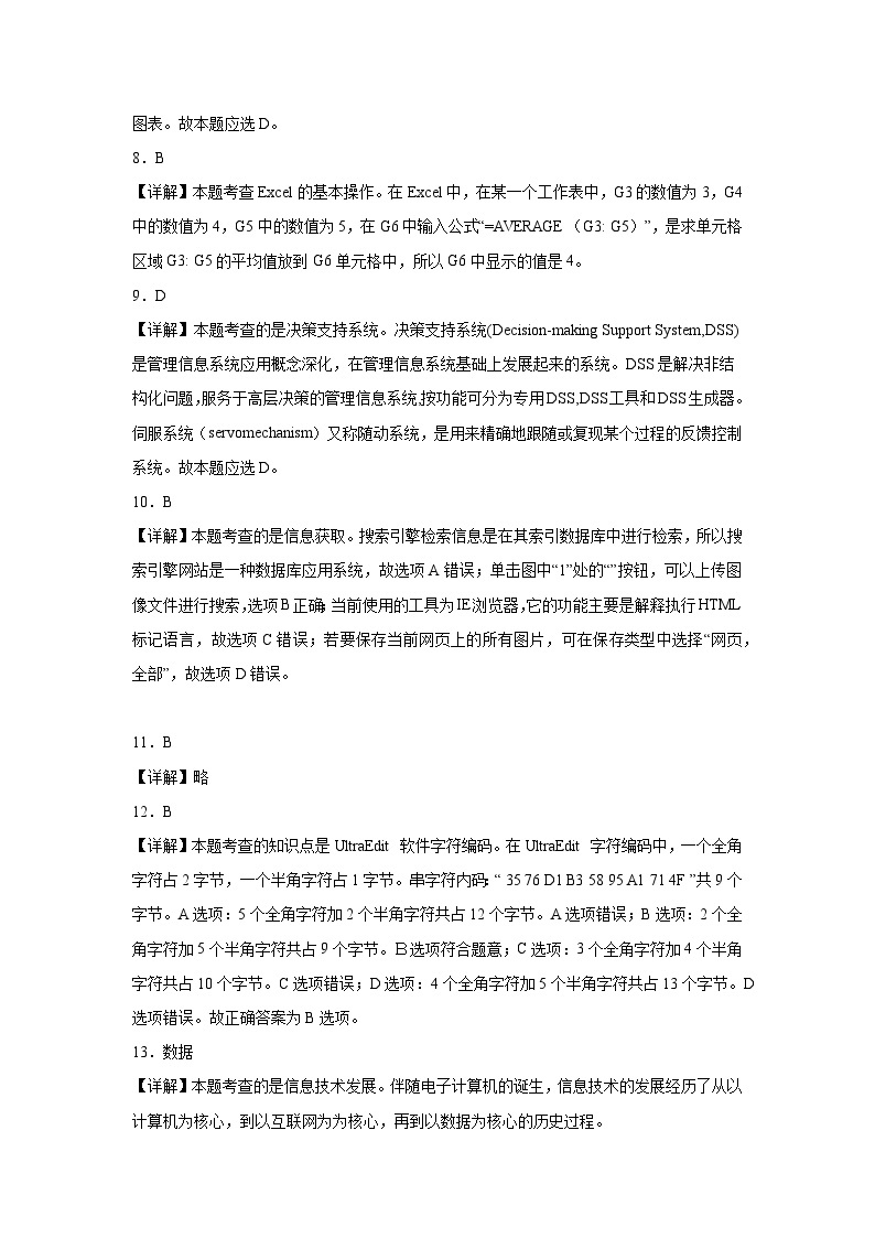 黑龙江省齐齐哈尔市2023—-2024学年高二上学期1月期末信息技术试题02