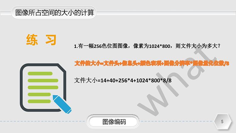 粤教版（2019）高中信息技术 1.2.2《编码的基本方式》（图像和声音编码）课件05