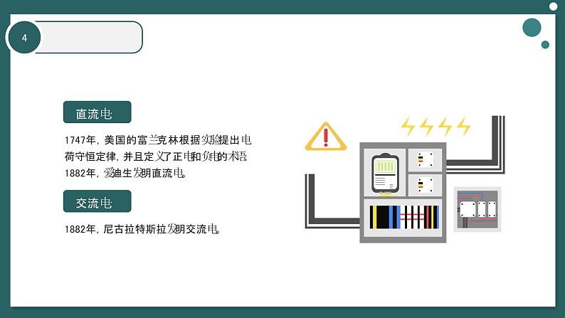 绿色电气安全知识培训课件PPT模板04