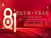 红色八一建军知识学习PPT