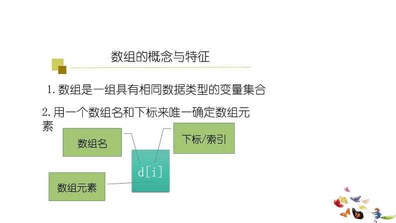 浙教版（2019） 高中信息技术 2.1 数组 课件03