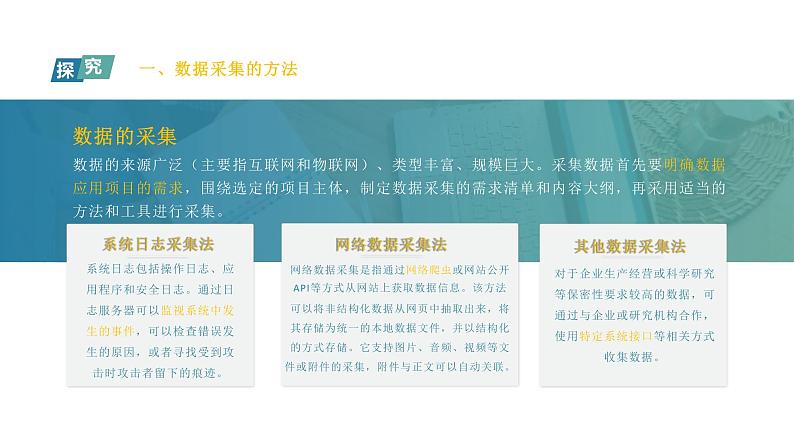 粤教版高中信息技术必修第一册 5.2  数据的采集 教学课件08