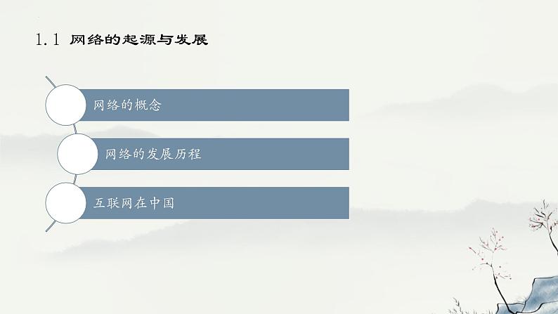 浙教版高中信息技术选择性必修第二册 1-1 网络的起源与发展-课件02