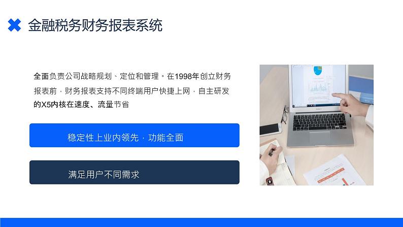 蓝色金融税务财务报表系统介绍PPT第4页