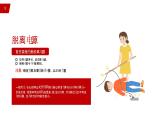 红色扁平常用急救知识培训课件PPT