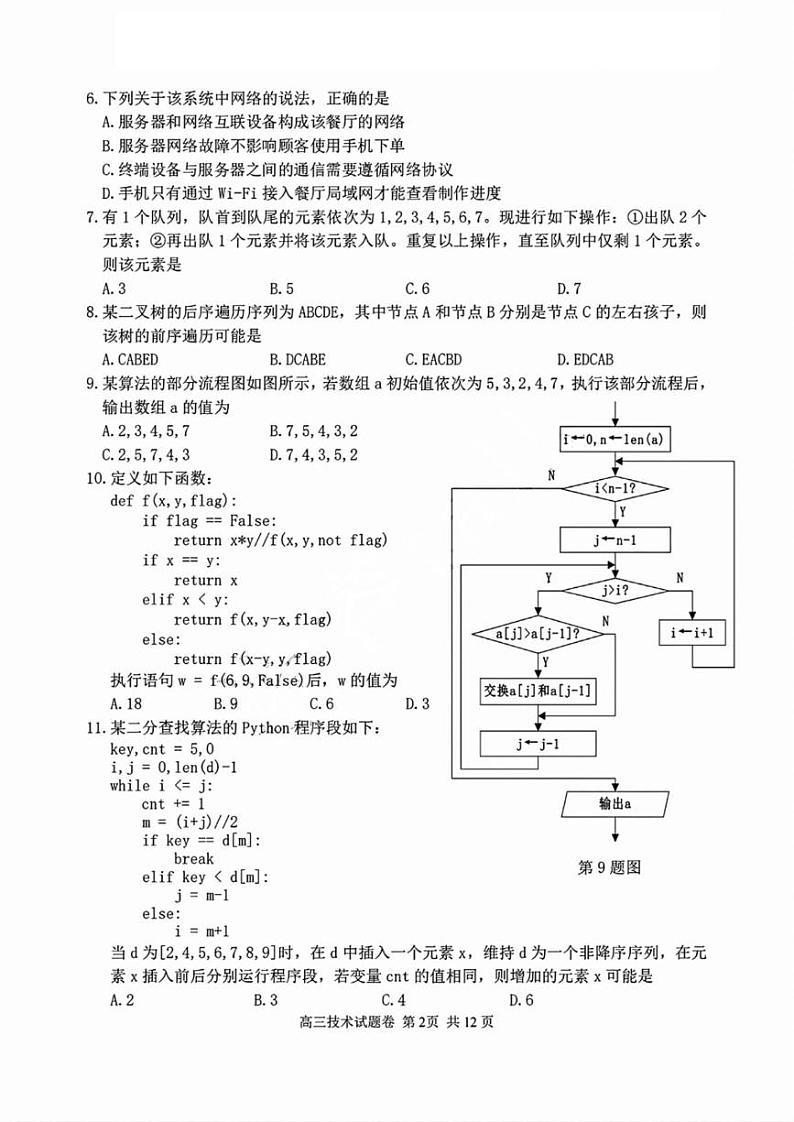 技术试卷第2页