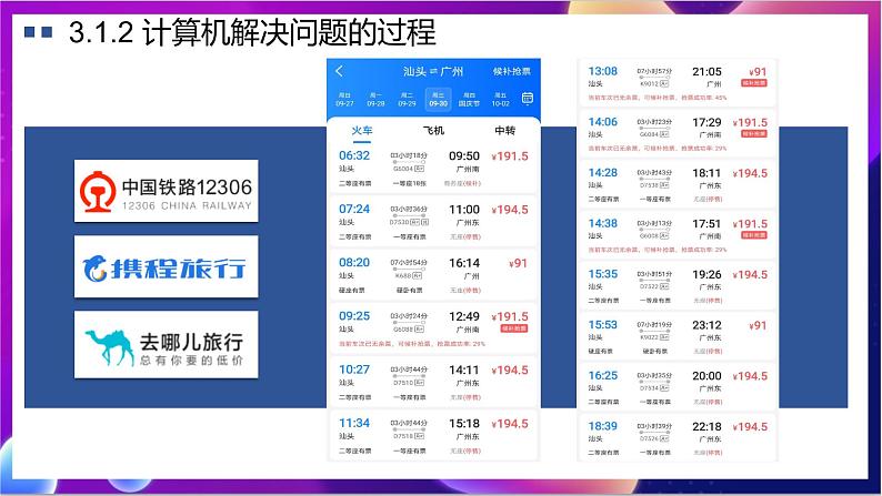 【新教材】粤教版（2019）信息技术必修一3.1《体验计算机解决问题的过程》课件第7页