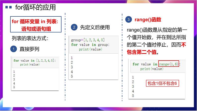 【新教材】粤教版（2019）信息技术必修一4.4《运用循环结构描述问题求解过程》课件第5页