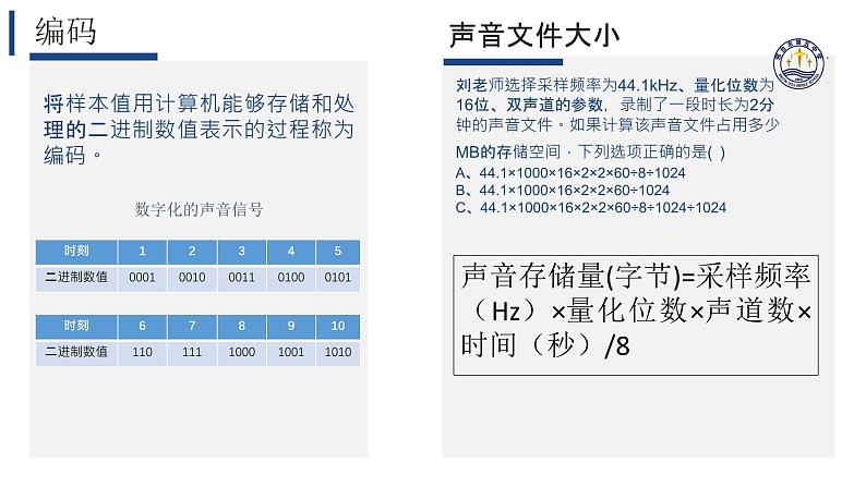 3.1数据编码【新教材】2024-2025学年教科版（2019）高中信息技术必修一课件第8页