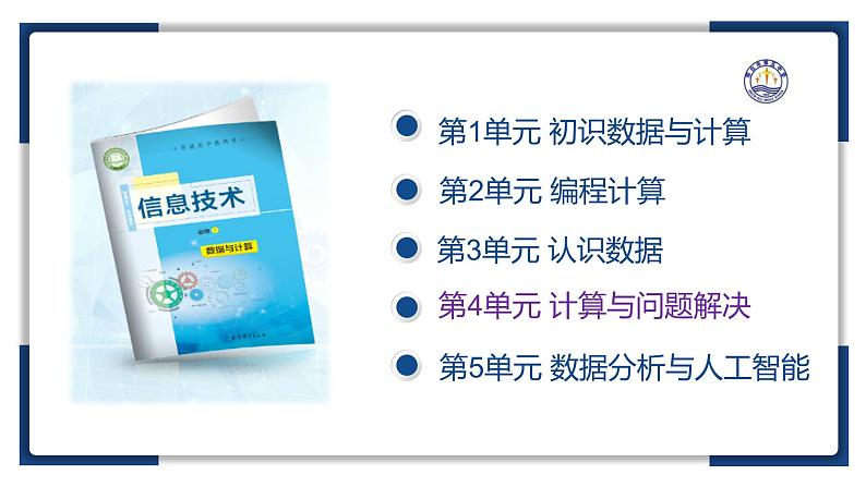 4.1算法及其特征【新教材】2024-2025学年教科版（2019）高中信息技术必修一课件第1页