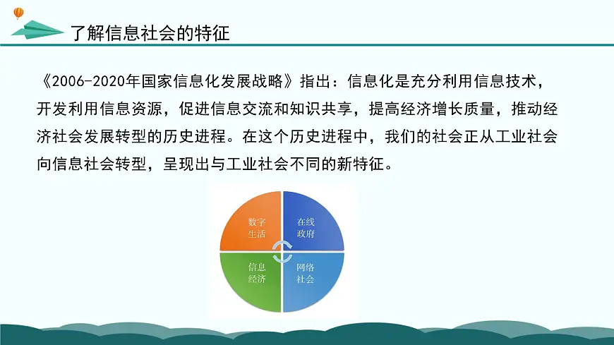 粤教版高中信息技术 必修2《1-1-2 信息社会的特征》课件第5页