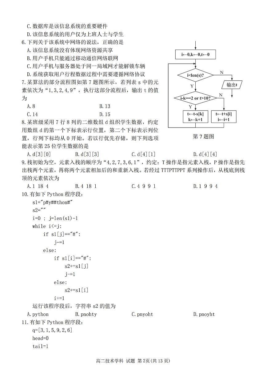 技术试卷.pdf第2页
