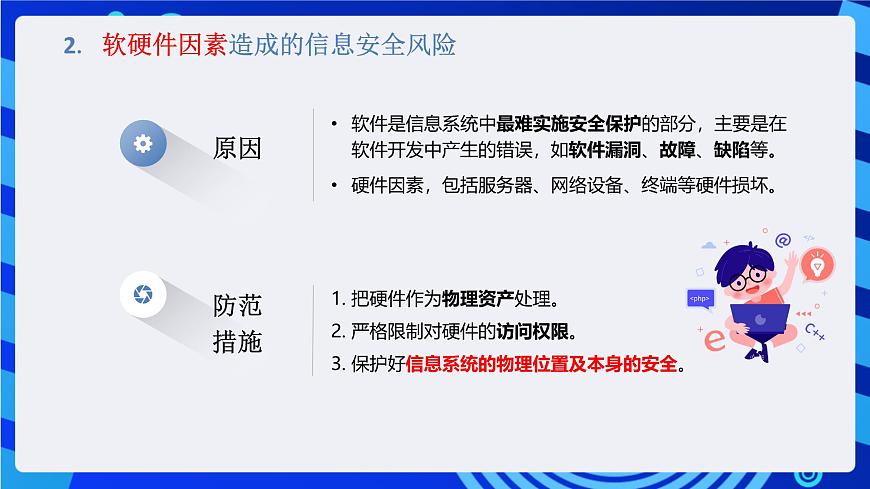 粤教版（2019）高中信息技术 必修二  第五章《信息系统的安全风险防范》课件第4页