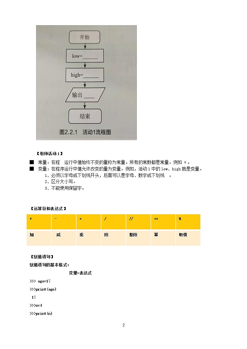【新教材】2.2 做出判断的分支 教案（教科版）02