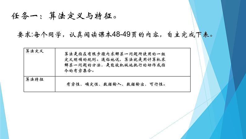 粤教版（2019）必修1高中信息技术 3.2 算法及其描述  PPT课件(共18张)+教案+练习（含答案）04