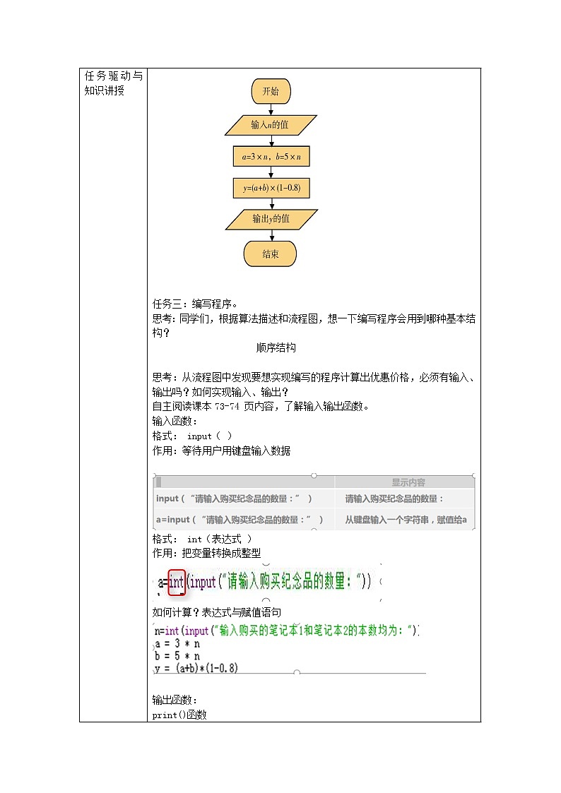 粤教版（2019）必修1高中信息技术 4.2 运用顺序结构描述问题求解过程   PPT课件(共18张)+教案+练习（含答案）+程序素材02