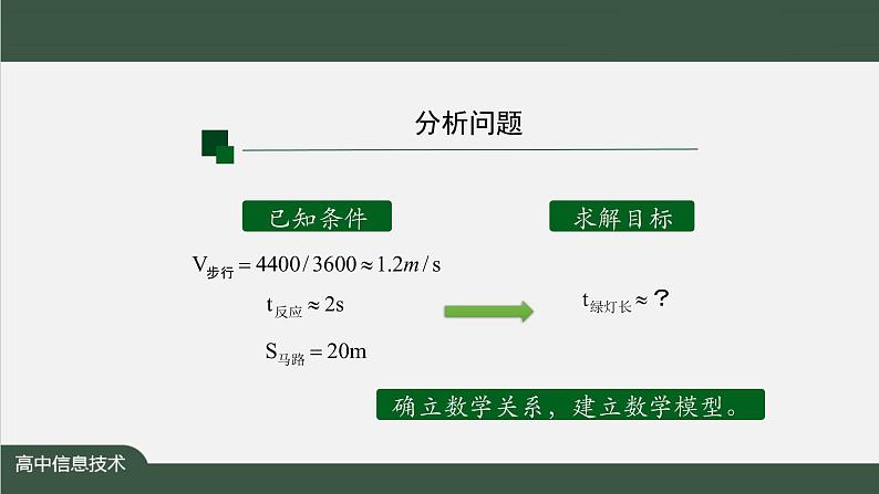 中图版高中信息技术必修1 2.4 常见算法的程序实现——基于解析算法的问题解决 课件+教案+学习任务单+练习题04