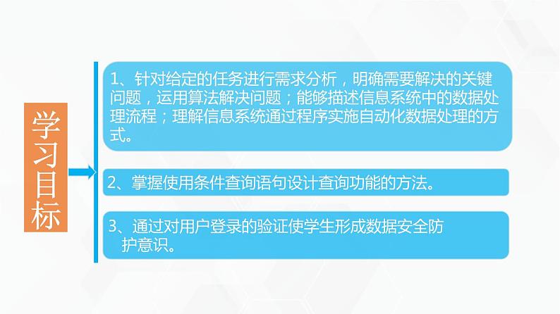 教科版高中必修二信息技术 3.4信息系统的数据处理第1课时 课件02