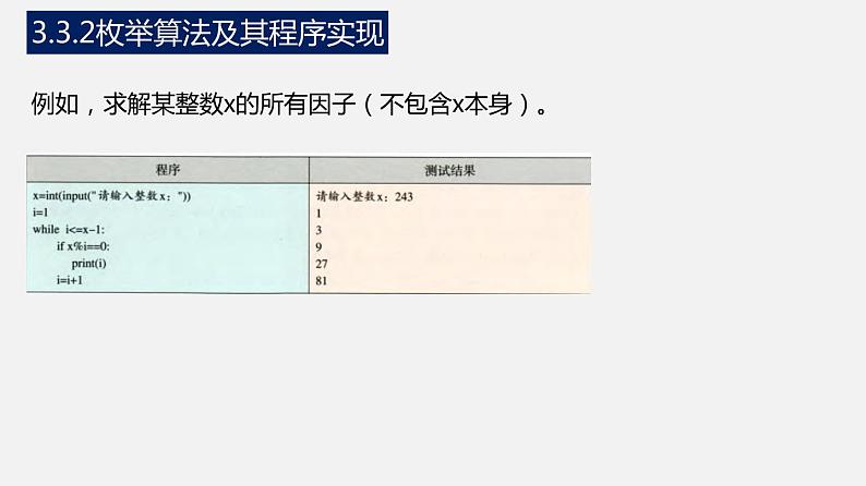 浙教版 信息技术 必修1 3.3 简单算法及其程序实现  课件（16张）07