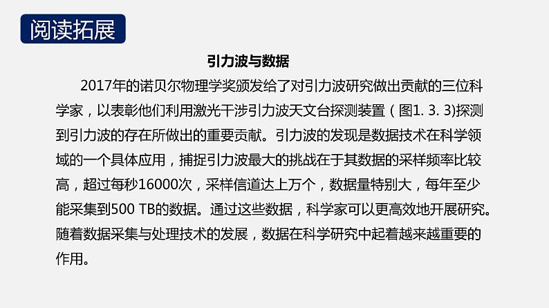 人教版 高中信息技术 必修1 1.3 数据科学与大数据  课件 （21张幻灯片）08